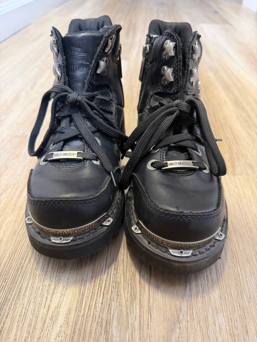 Harley Davidson Tracey Women’s Leather Motorcycle Riding Boots Size 5